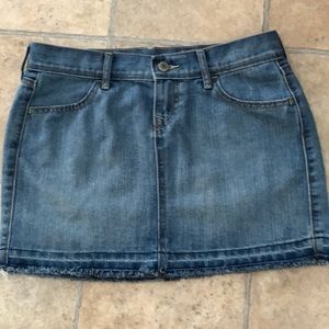 Old Navy light blue denim skirt